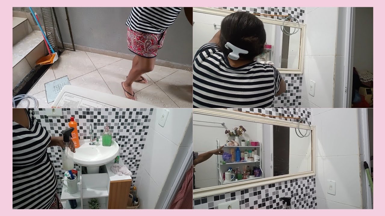 Faxina e organização no banheiro 🚽 e rotina da casa 🏡💃