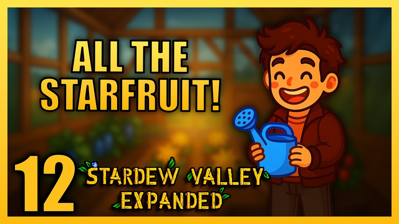 Expanding the Greenhouse! | Chubby Farm Ep 12 | Stardew Valley Expanded
