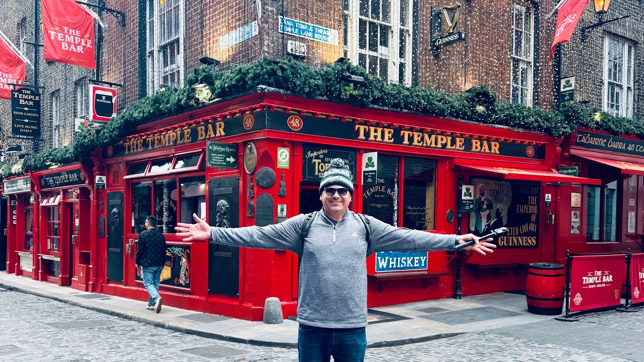 Temple Bar in Dublin, Ireland.