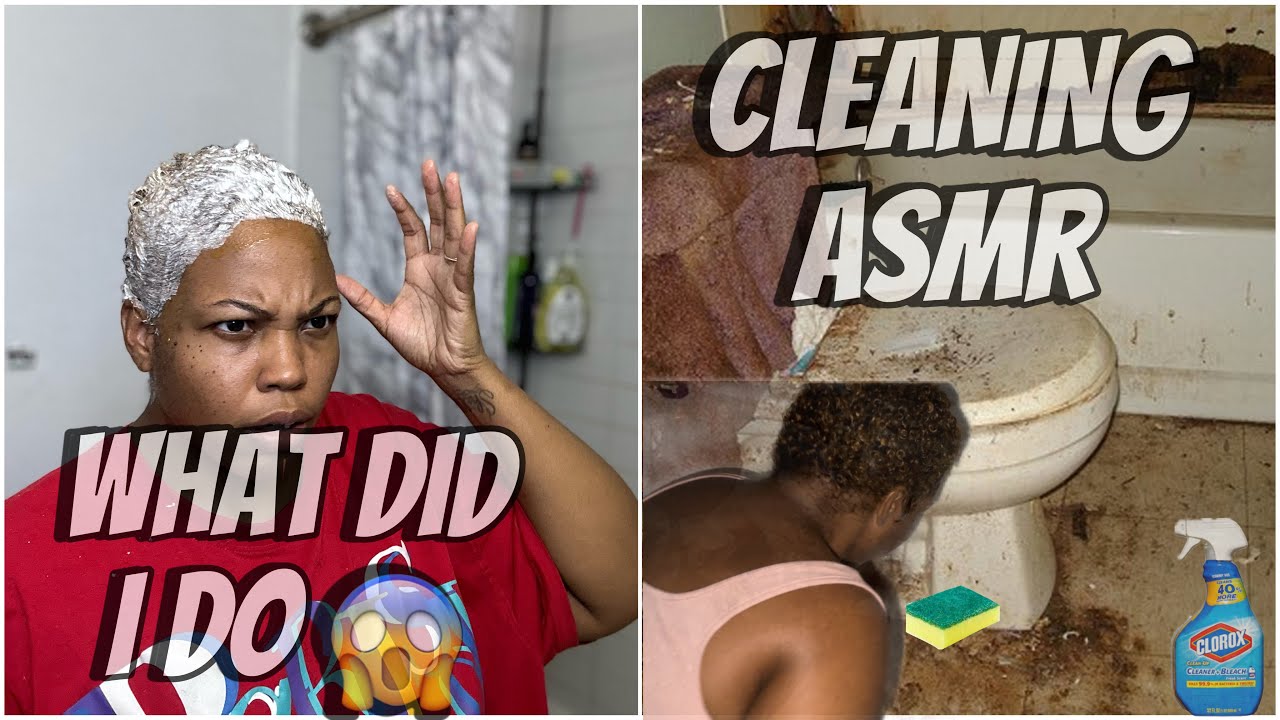 DAY 6: WHAT DID I DO TO MY HAIR! 🤦🏽‍♀️ || I ALWAYS GO OVERBOARD || CLEANING ASMR
