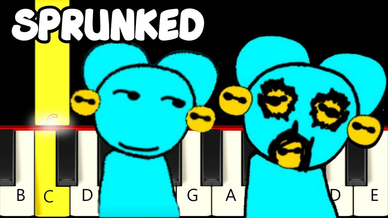 Sprunked Normal and Horror (Sprunki) on Piano
