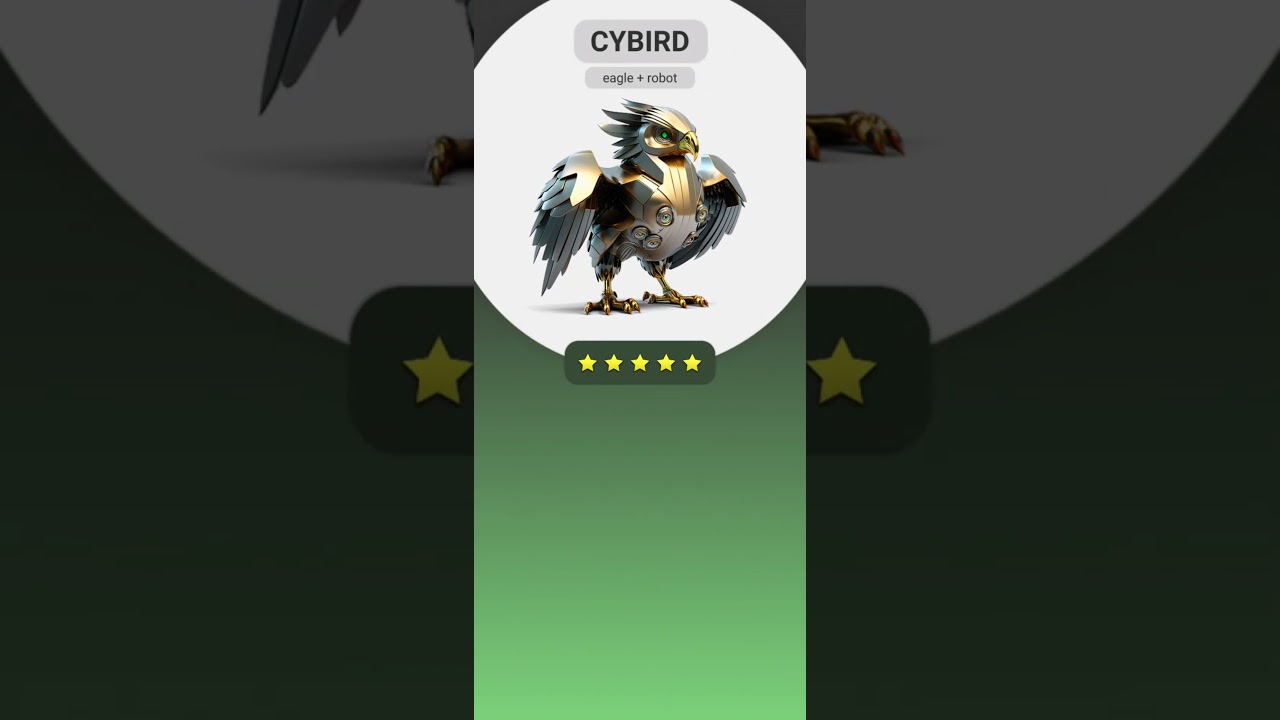 Eagle+Robot=Cybird! 🦅🤖