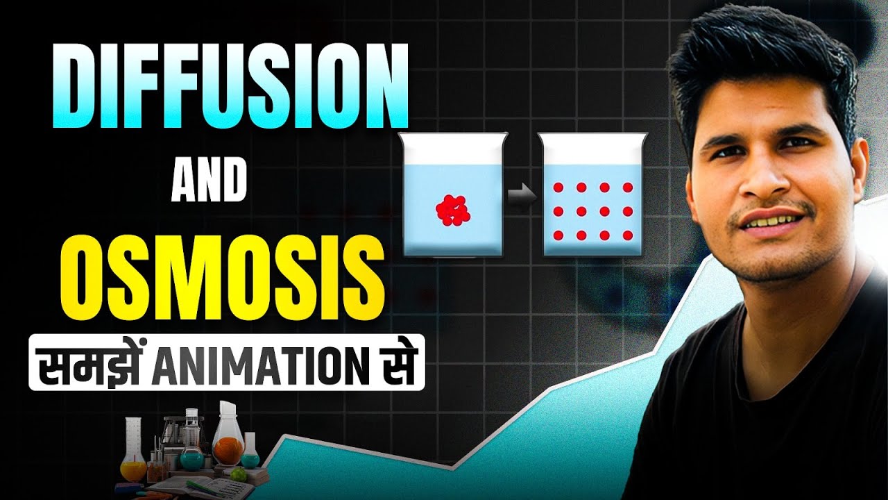 Diffusion & Osmosis 🔥🔥समझे Animation से Science By Neeraj Sir  #neerajsir