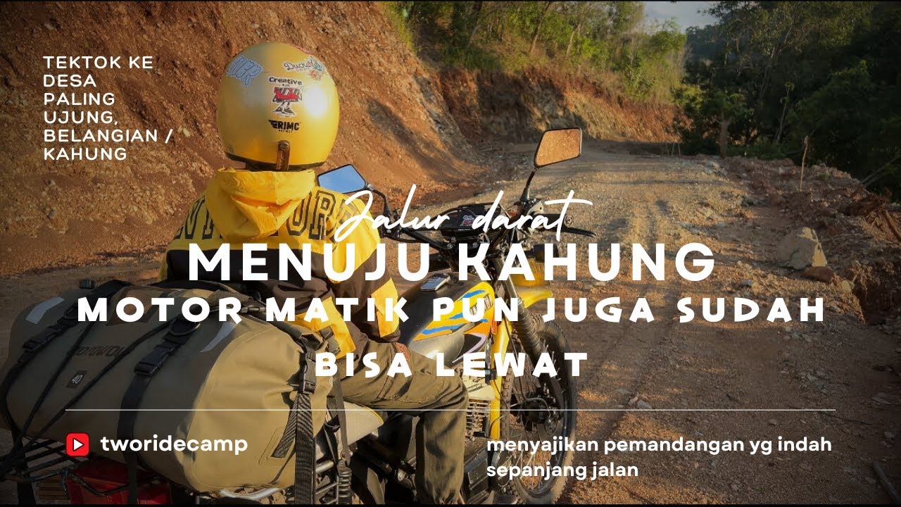 Full Jalur darat pakai YT115 menuju desa BELANGIAN | KAHUNG | ROAD TRIP