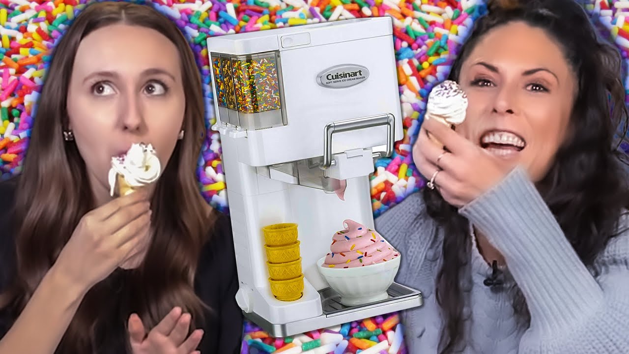 Unboxing & Testing a SOFT SERVE CUISINART ICE CREAM MAKER?!