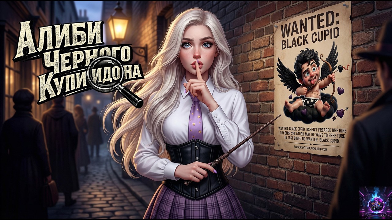 АЛИБИ ЧЕРНОГО КУПИДОНА #МагическийХипХоп #ФэнтезиКлип #AIStory #Ведьмы #ЮмористическоеФэнтези