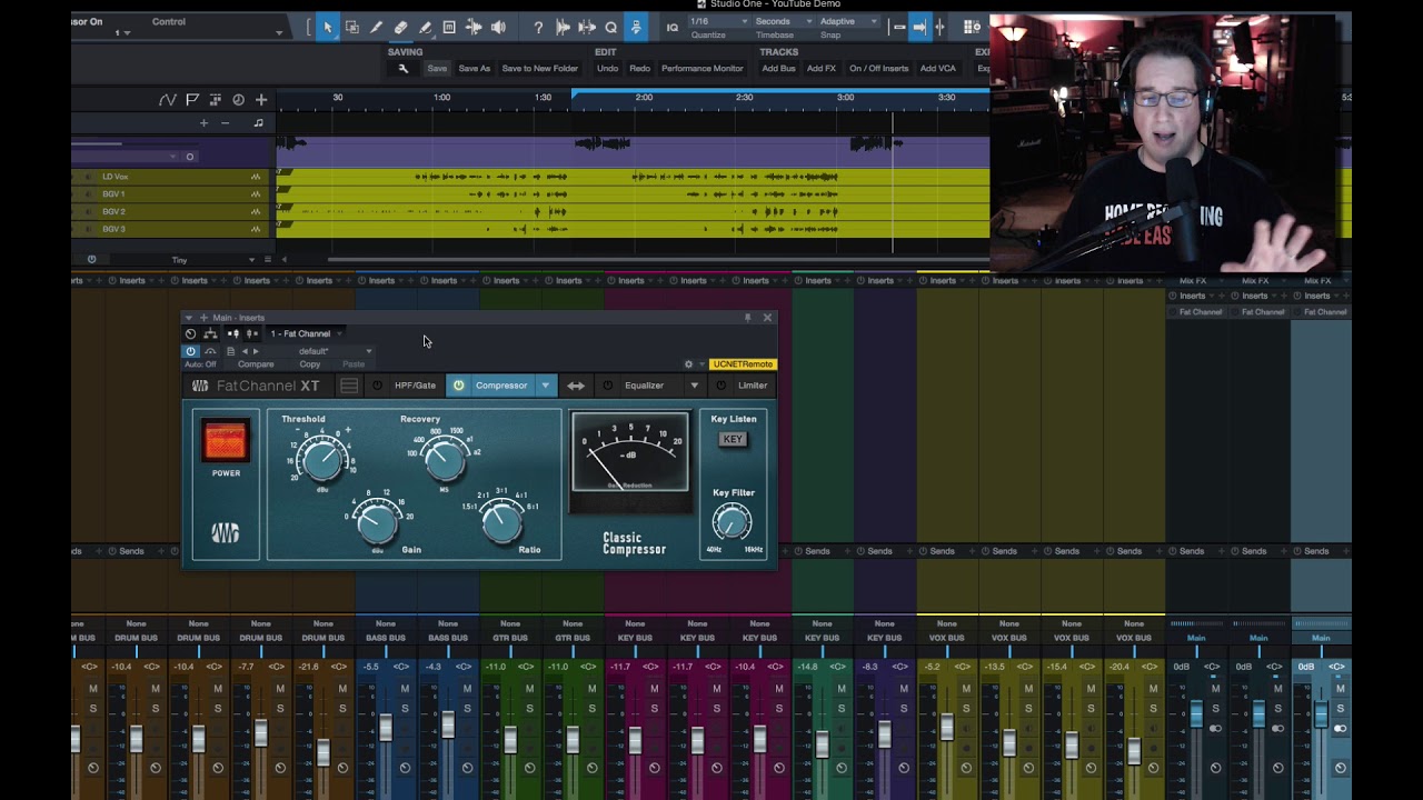 Presonus Fat Channel XT | Classic Compressor Plugin | HomeRecordingMadeEasy.com