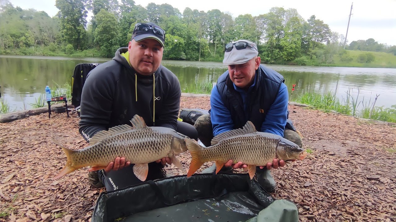 Žūklė method feeder Laukžemiu tvenkinyje 2022-06-02