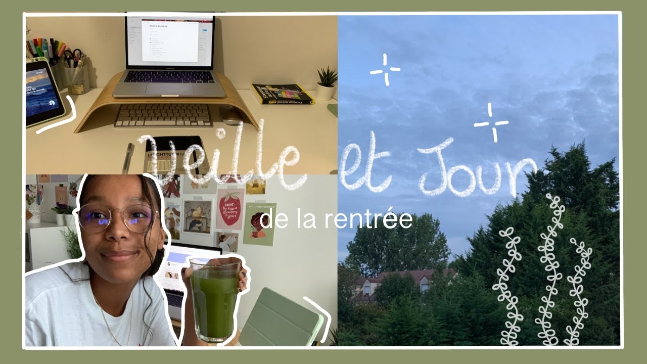 ma routine veille + jour de la rentrée #backtoschool