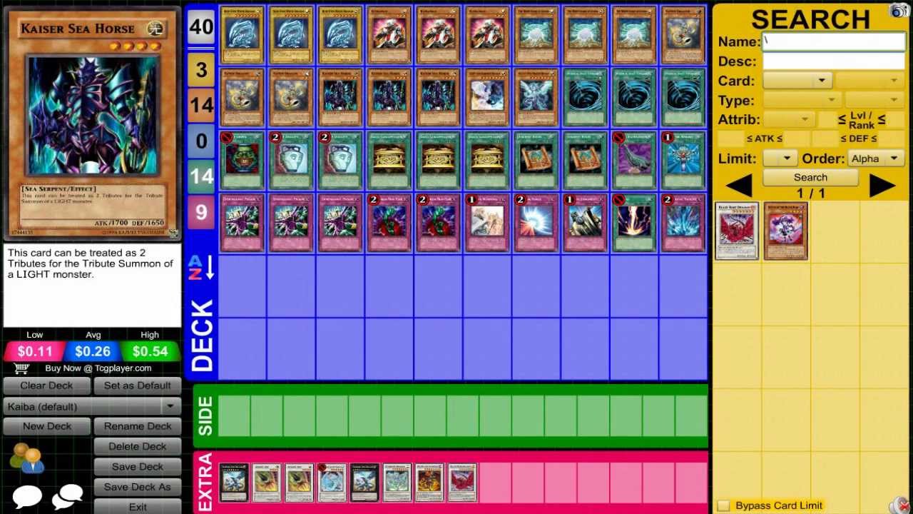 Blue Eyes White Dragon Deck (Yugioh)