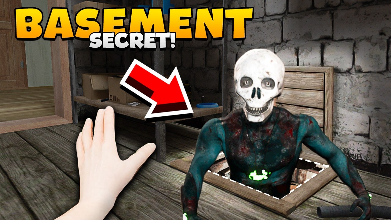 I Found The SKULL MAN in My Parents Secret Basement! 😱 He is so SCARY!