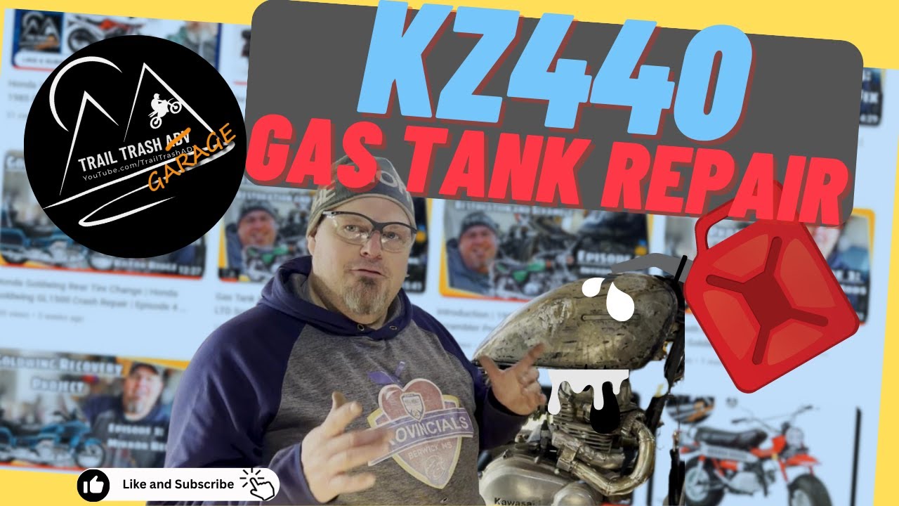 Gas Tank Repair Part 2 | Kawasaki KZ440 LTD Project