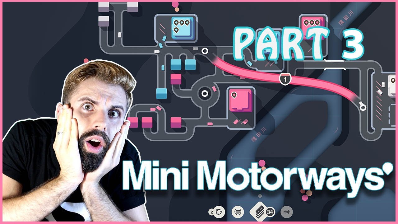 Mini Motorways part 3 ☀ ASMR Gameplay ☀(Whispering and Clicking)