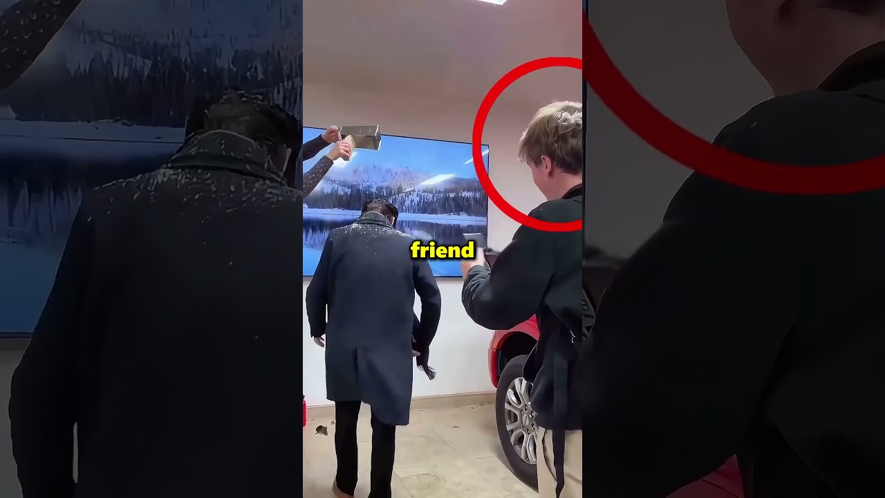 Он записал этот видеоролик в своём гараже 😱