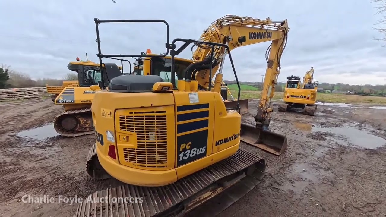 2021 Komatsu PC138US-11 Excavator - Farlam Landcare Auction, 25th March 2026, 10am GMT