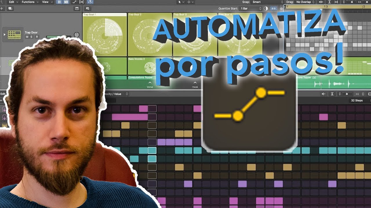Nuevo [Logic Pro X] 10.5!! Automatizacion POR PASOS (Patrones de celdas)