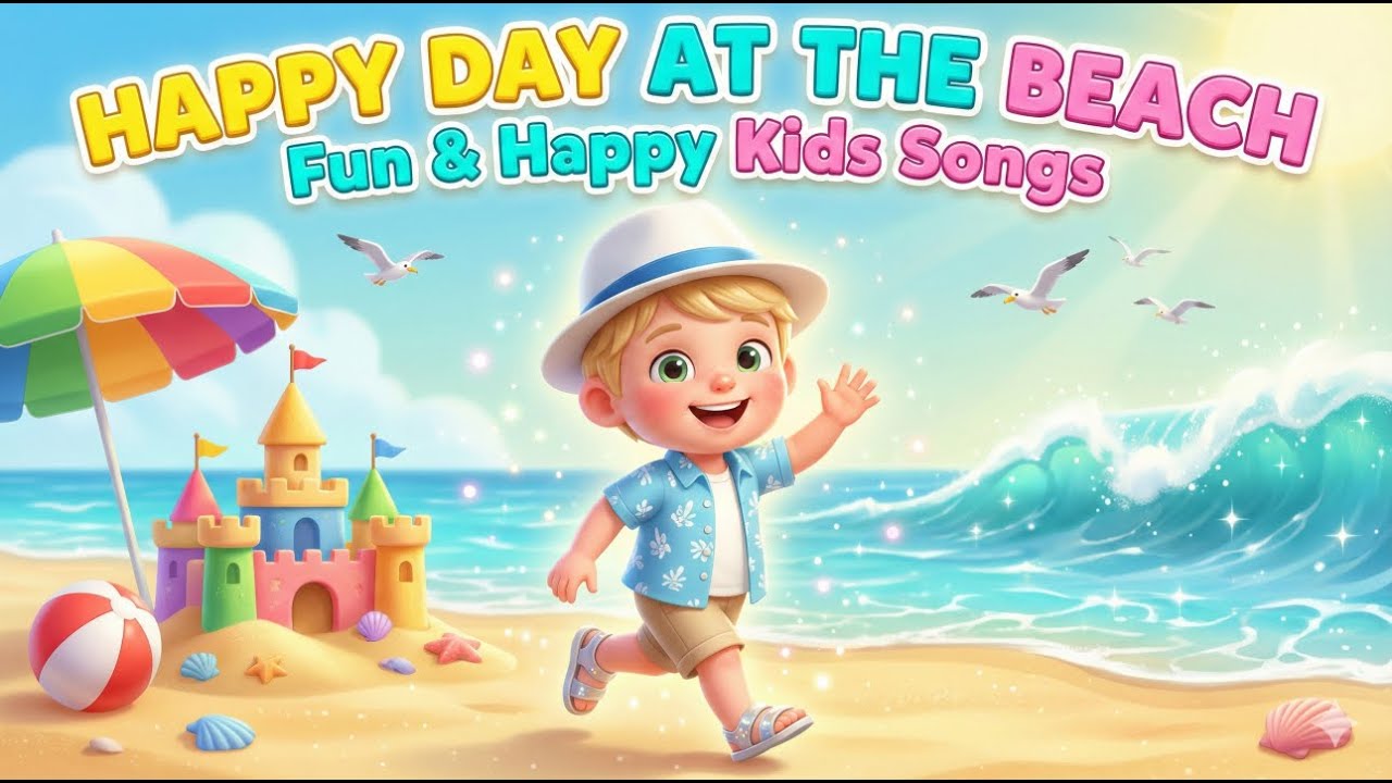 Happy Day at the Beach | Fun & Happy Kids Songs