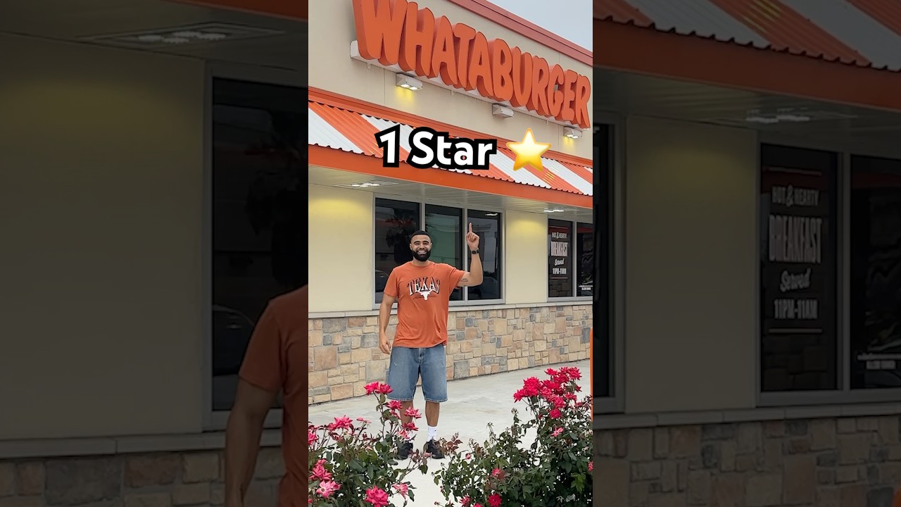 Eating WORST RATED WhataBurger!