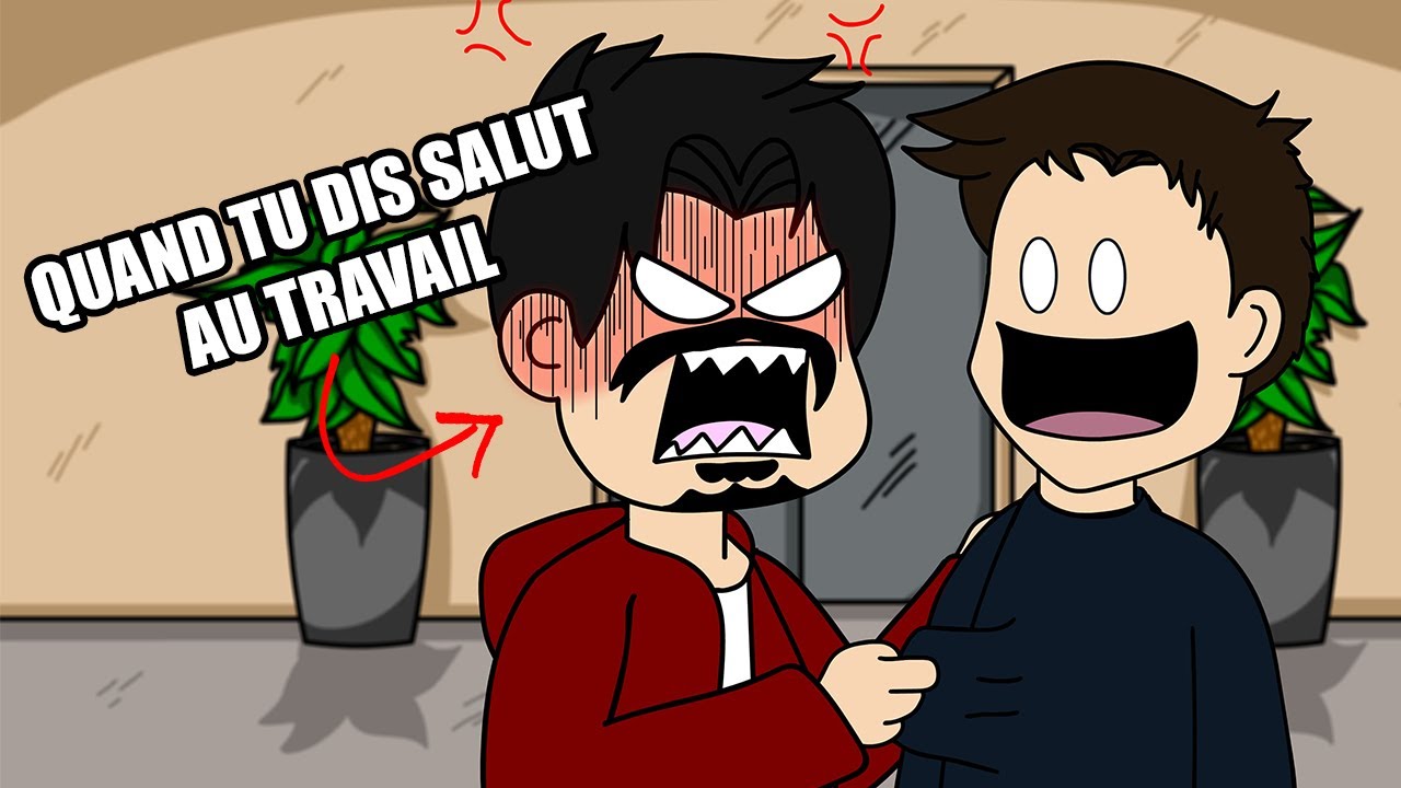 DIRE BONJOUR AU BUREAU (Animation 2D)