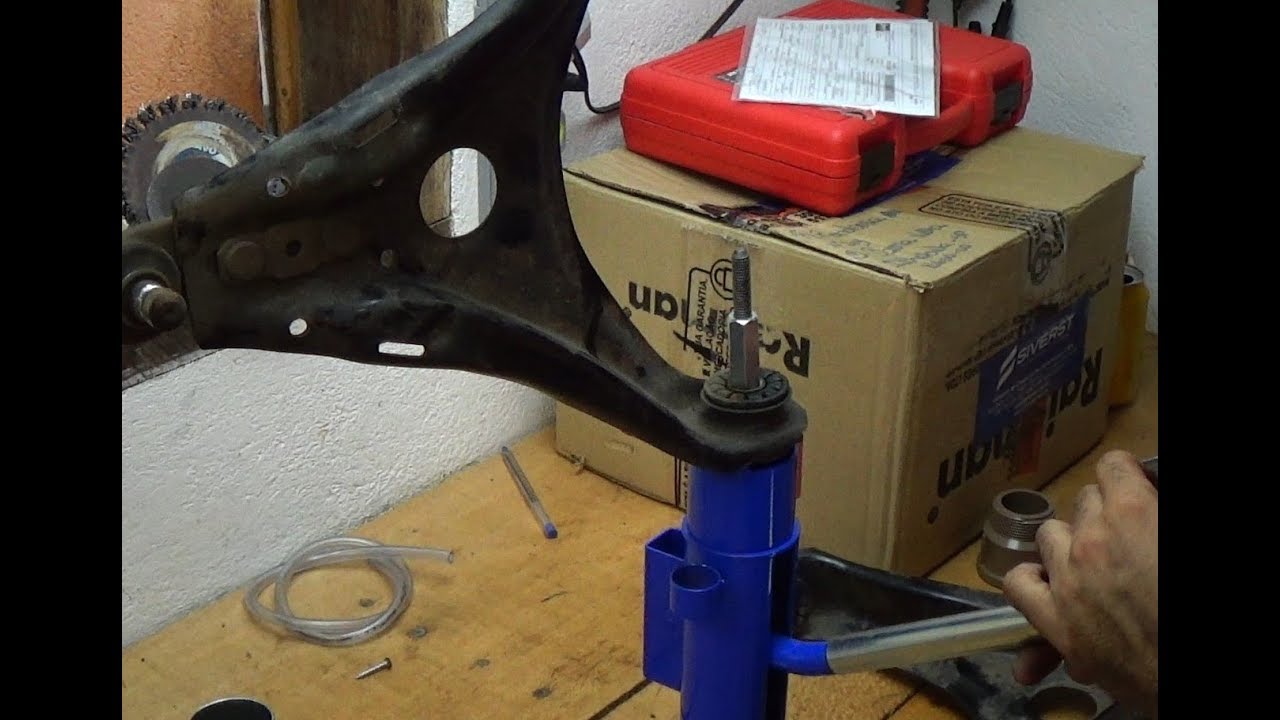 Como Trocar as Buchas das Bandejas Dianteira Gol G4 2012 - Passo a Passo Parte 2/3