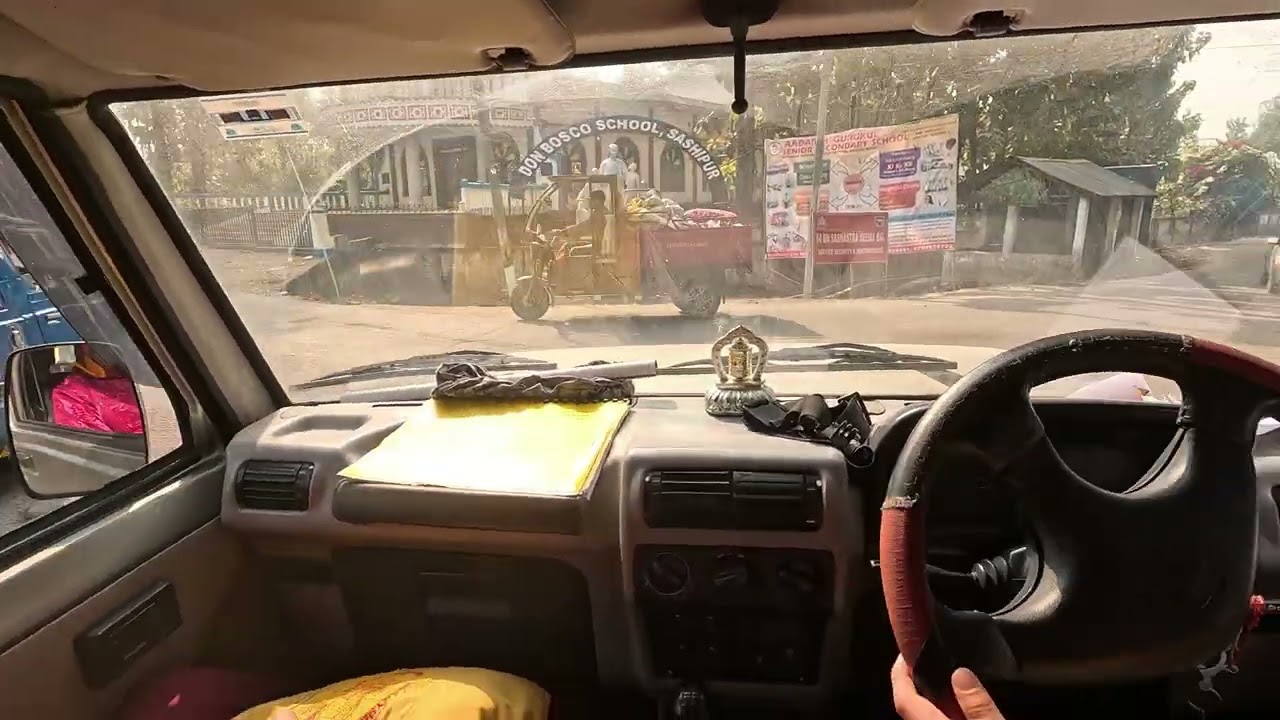 RELAXING POV DRIVING : Dc Turbo Bolero In Streets of India