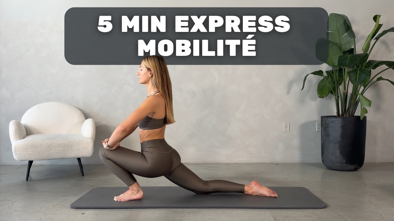 5 MIN EXPRESS MOBILITÉ | MORNING ROUTINE | SANS ÉQUIPEMENT | JESSY PILATES