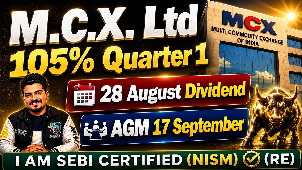 MCX Q1 Result Today | MCX Share Latest News | MCX Share Latest News Today | MCX Share