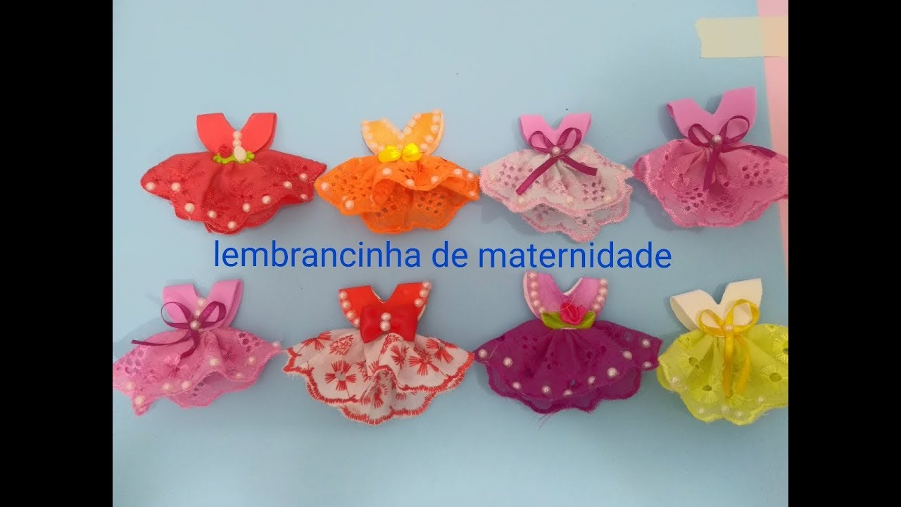 Lembrancinhas de Maternidade - diy - fácil de fazer - para menina