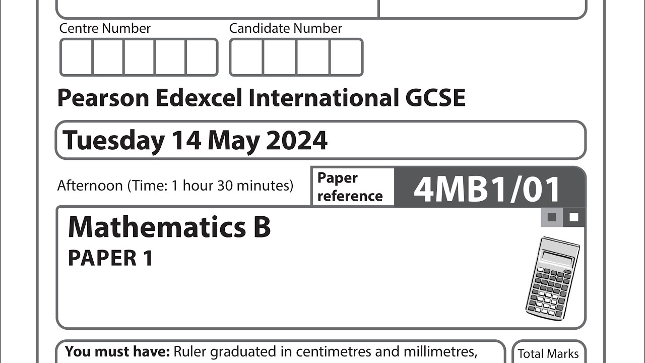 Math B 4MB1/01 June 2024