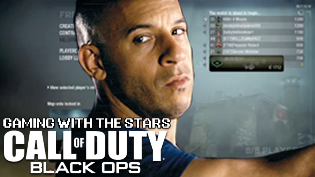Vin Diesel Plays Black Ops - Soundboard Trolling in Call of Duty - Gaming with the Stars