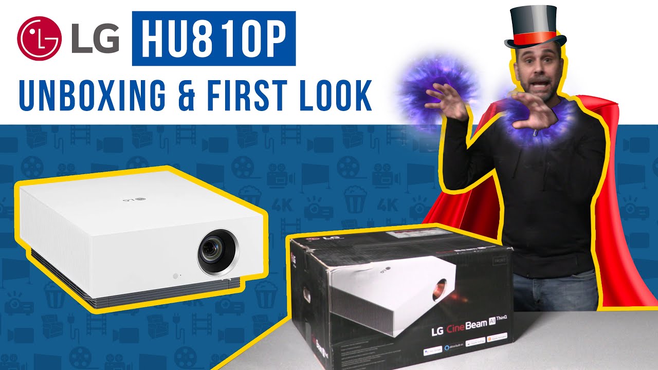 LG HU810P CineBeam Projector Unboxing / First Look At The Hottest & Affordable Laser Projector