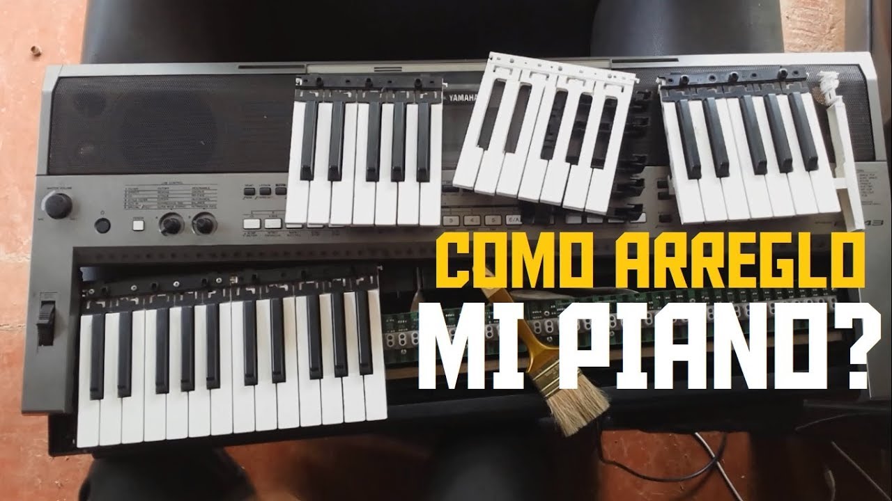 SE DAÑO MI PIANO Y COMO LO ARREGLO??