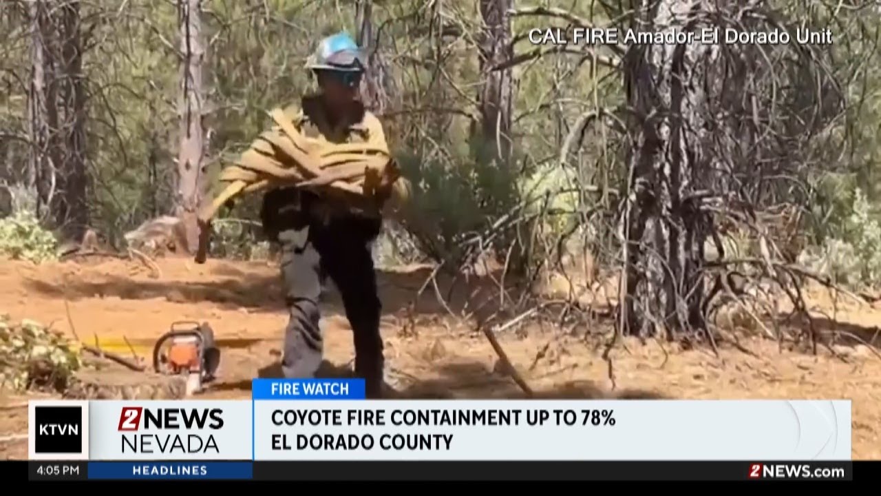 Progress on Coyote Fire containment