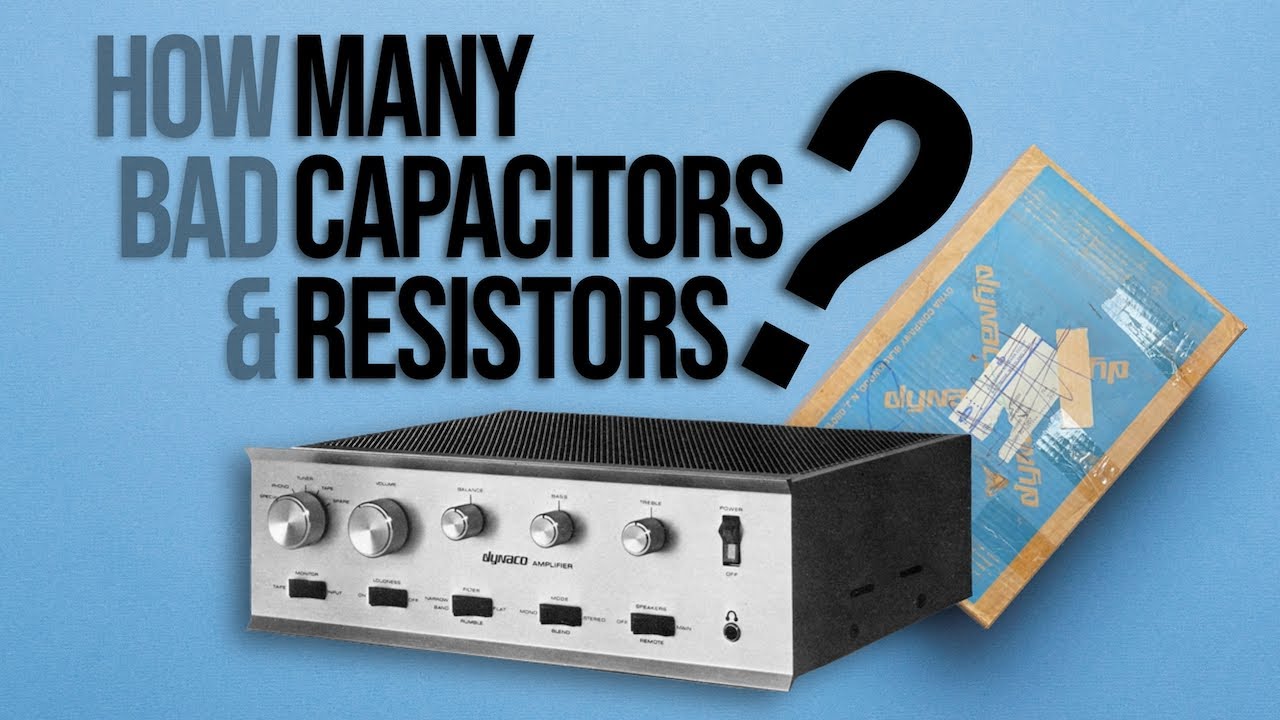 Dynaco SCA-80Q Amplifier Kit P2 • How Many Bad Capacitors & Resistors?