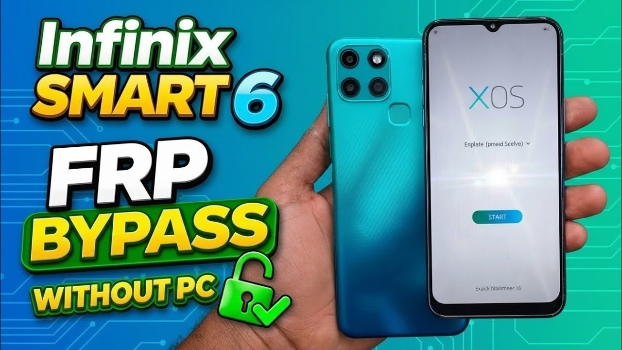 Infinix Smart 6 (X6511b-X6511e) frp bypass Android11 [Infinix X6511 Google Account Bypass Without Pc