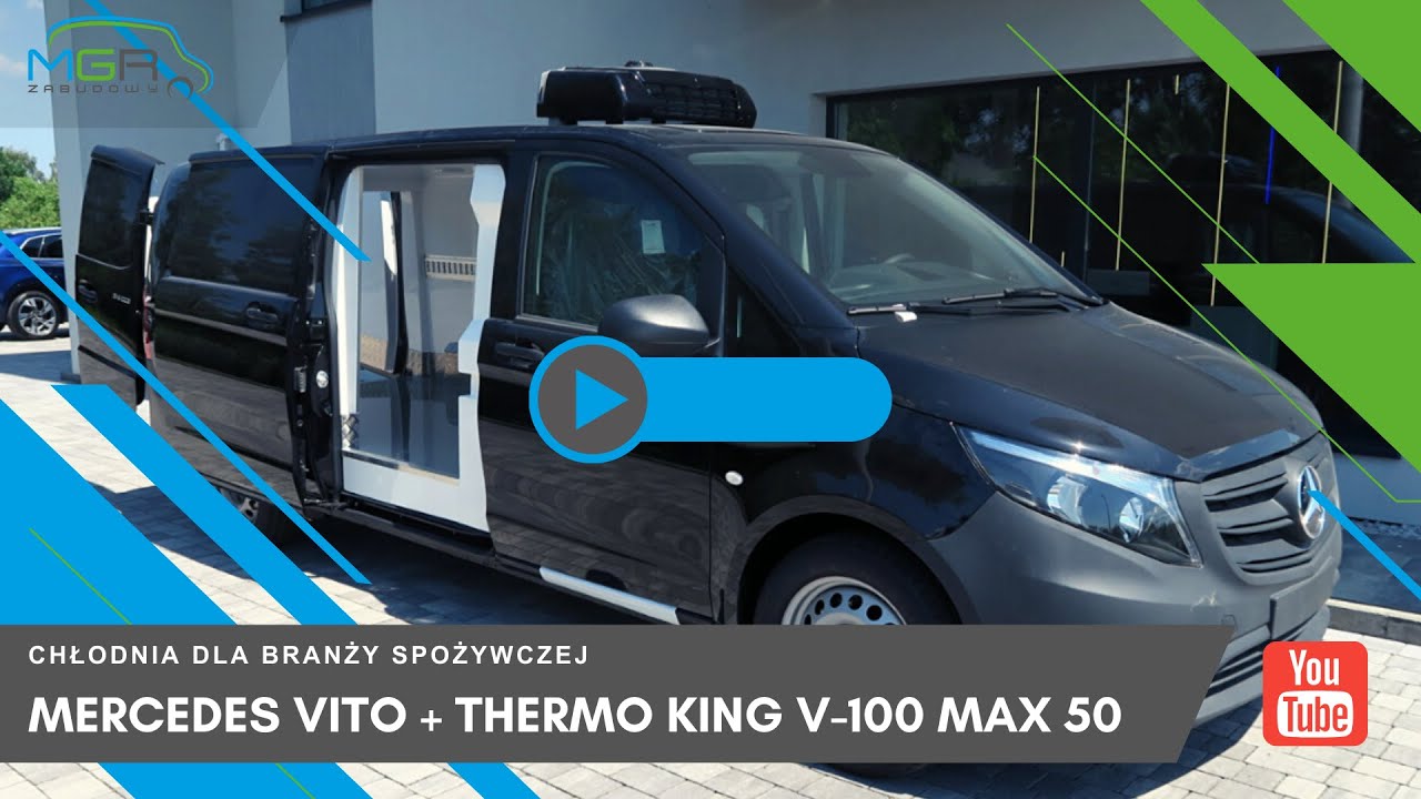 MGR-Zabudowy- Zabudowa izotermiczna (izoterma chłodnia) do 0 stopni Mercedes Vito 114CDI 2022