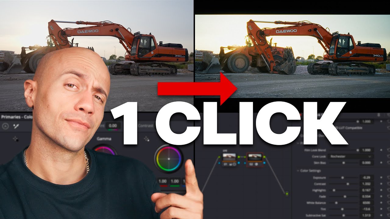 Color da PRO con il Film look creator di Davinci Resolve 19