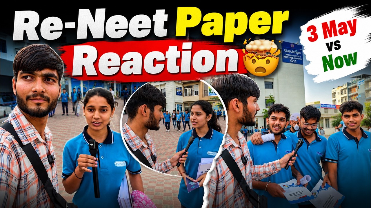3 May: 580+ &rarr; Re-NEET Mock: 340? 💀 NEET 2026 Students Shocking Marks | Gurukripa Sikar