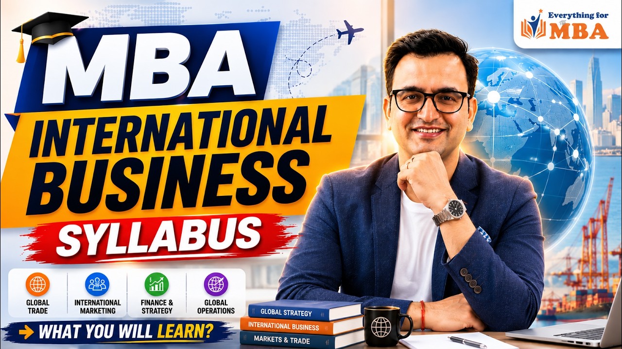 MBA International Business Syllabus 2026 | Complete Subjects & Topics