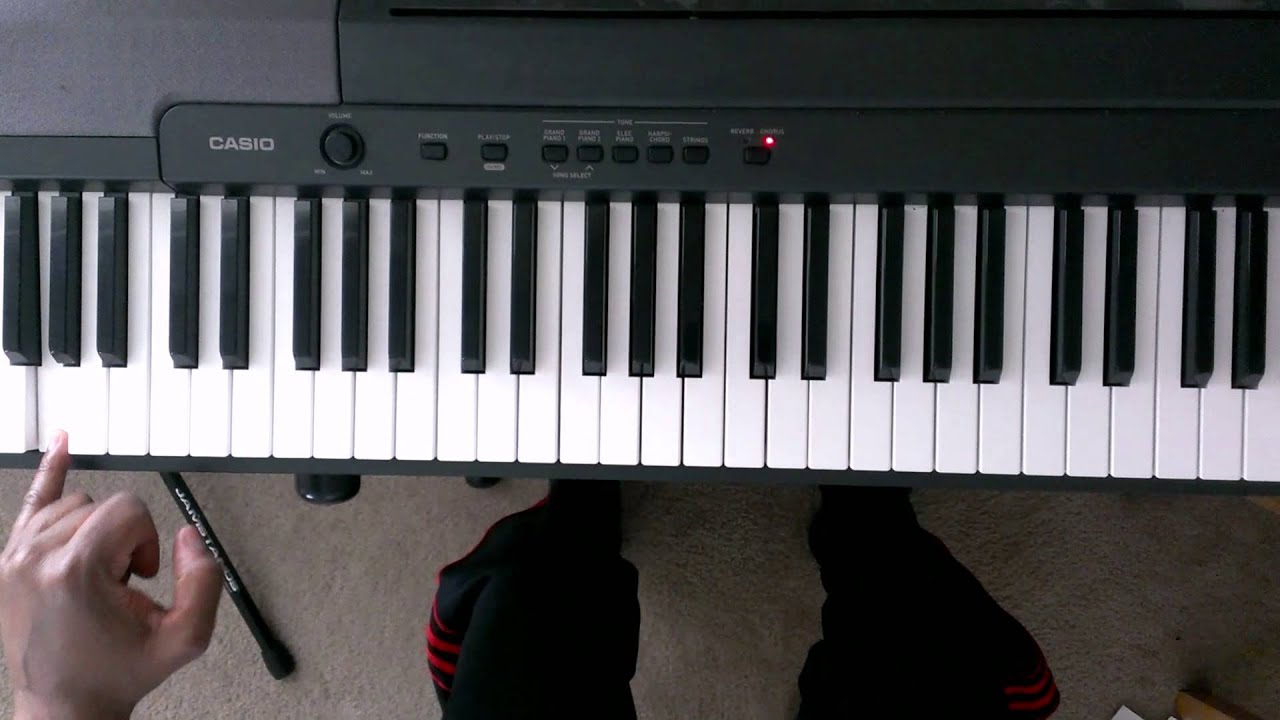 Major Scales: How to Play G Major Scale Four Octaves on Piano (Right and Left hand)