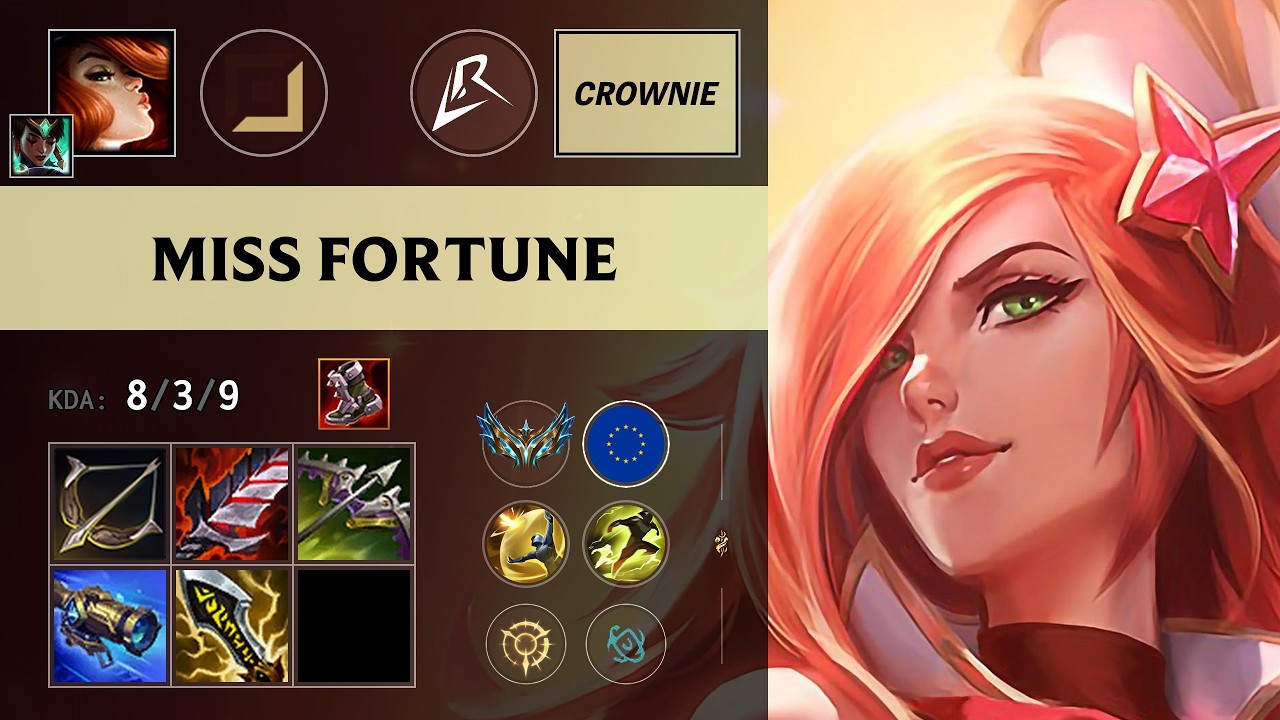 (LR Crownie) Miss Fortune ADC vs Senna - EUW Challenger Patch 26.11