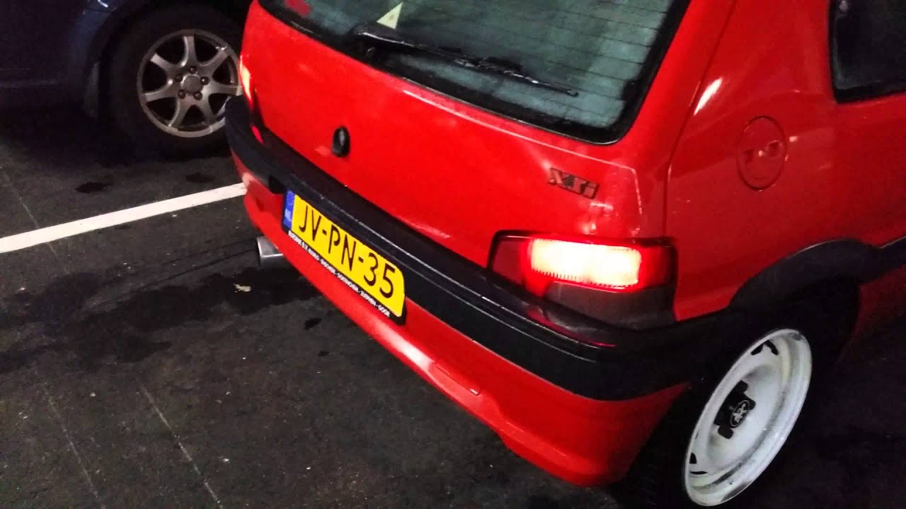 Peugeot 106 xsi 1.6 revving