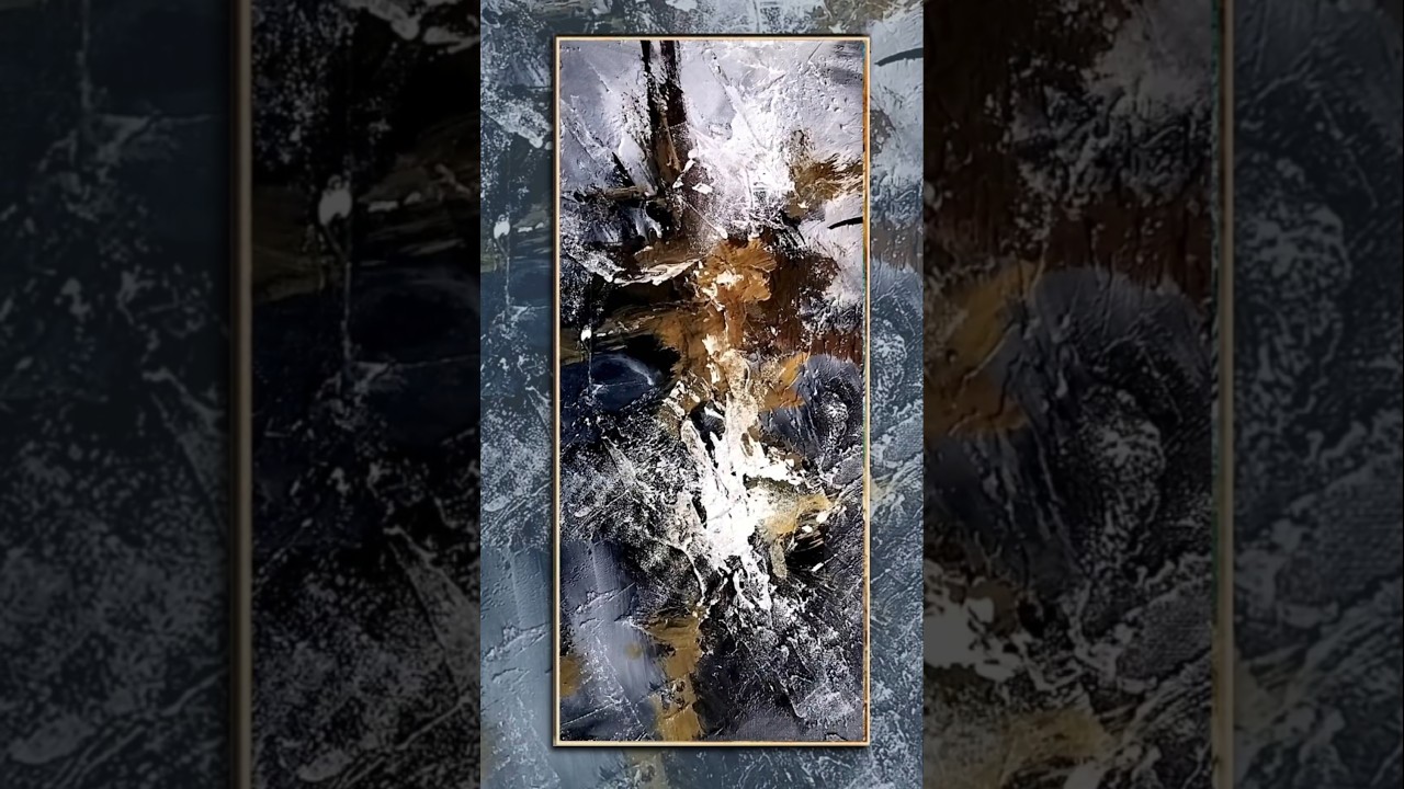Mesmerizing Palette Knife Textured Abstract Art ✨ | 