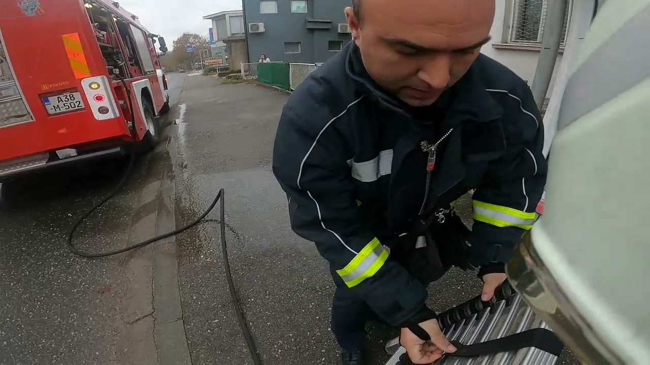 Požar krova cvjećare / Florist roof fire