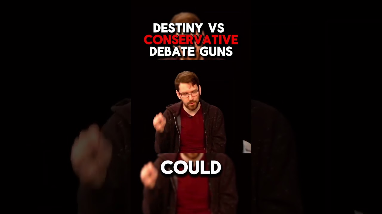 Destiny обсуждает с консерваторами вопрос контроля над оружием #destinydebate #dgg #destiny #poli...