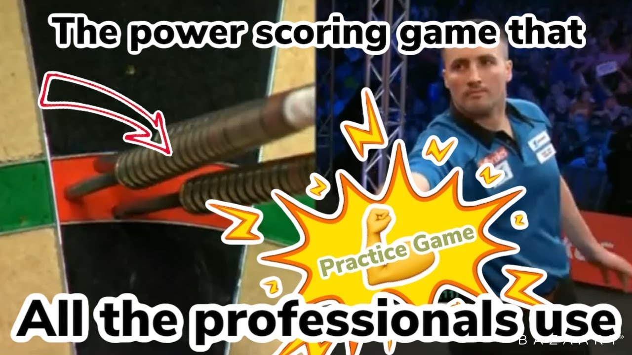 Darts practice routine for Power scoring
