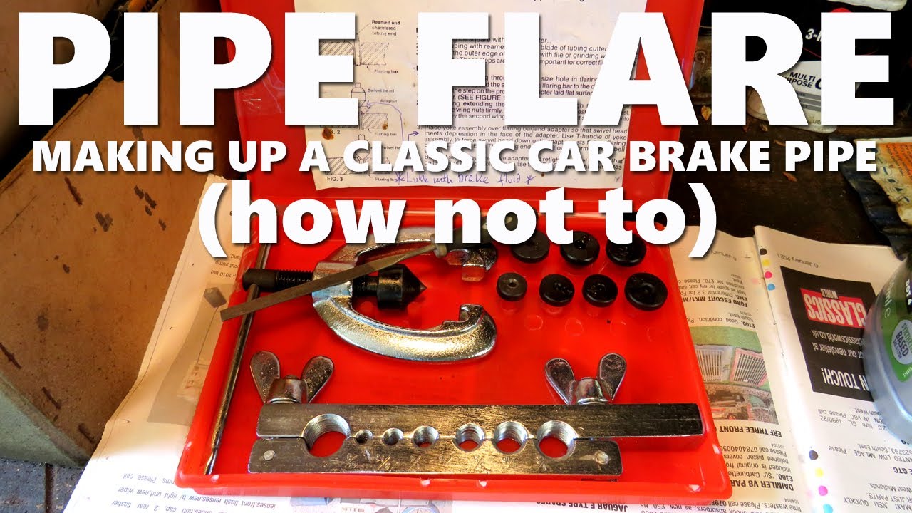 How to make a classic car brake pipe, flaring etc plus other old-car things at OCC