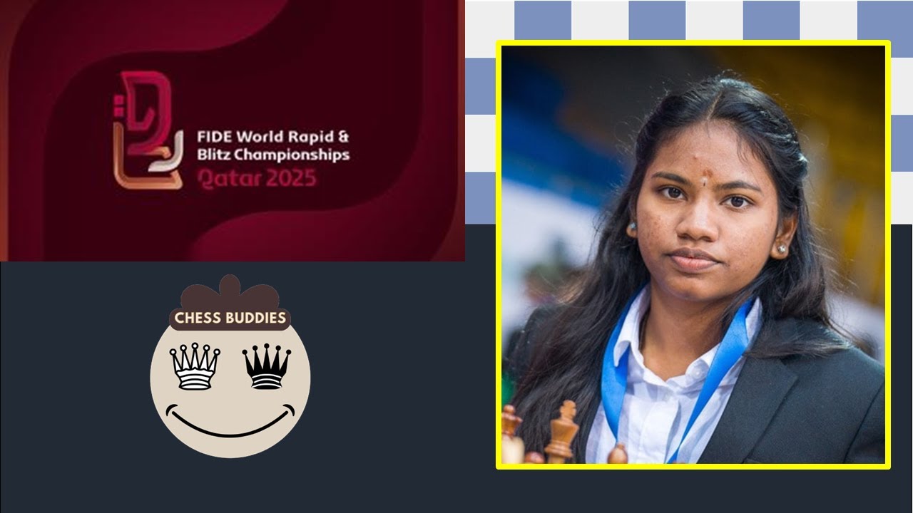 SAVITHA SHRI B @ FIDE World Rapid Championship 2025 (Women) #FIDE #WorldRapid #WorldRapid2025