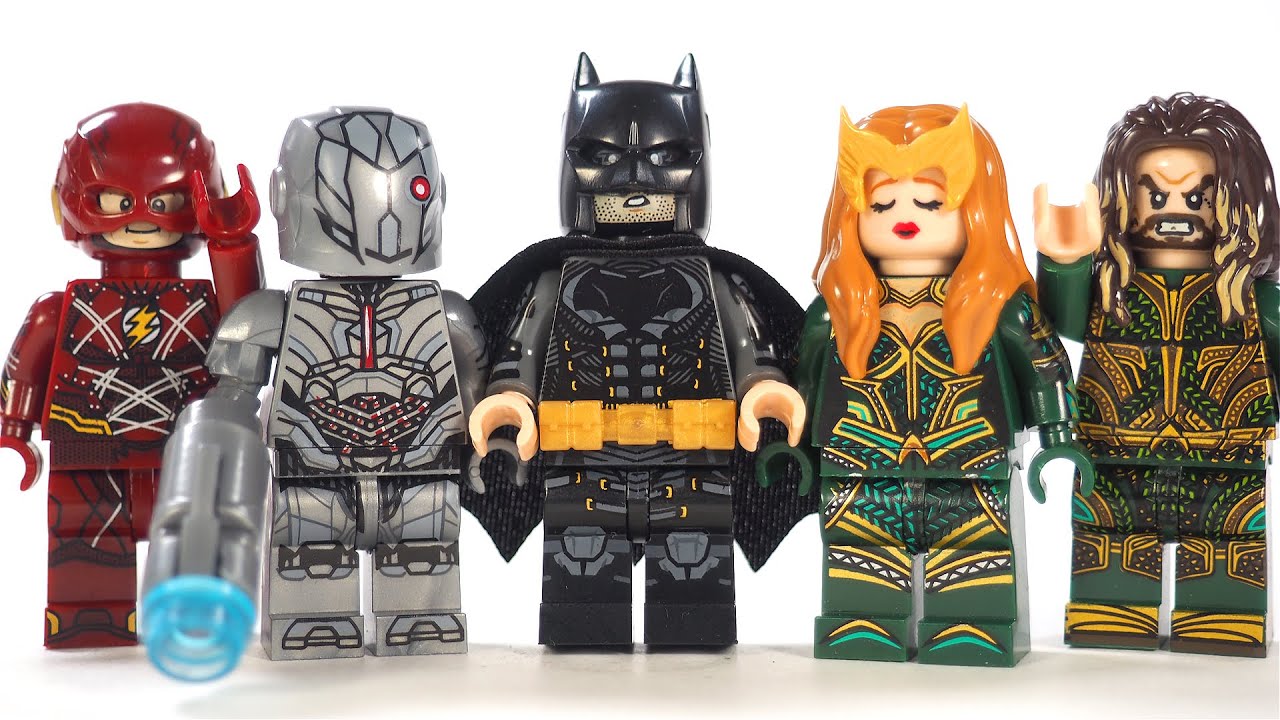 Zack Snyder's Justice League Batman | Flash | Wonder Woman | Superman Unofficial Lego Minifigures