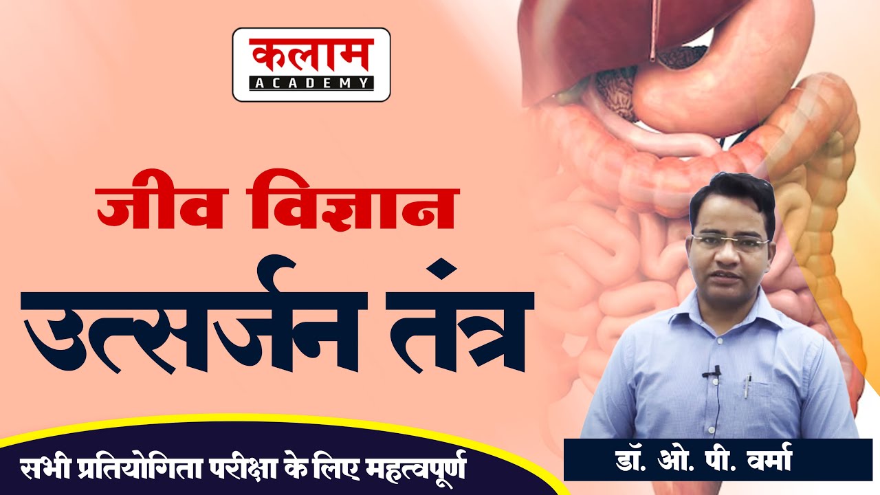 Reet Science Important Class - उत्सर्जन तंत्र | biology by Dr. OP Sir | Kalam Academy Sikar